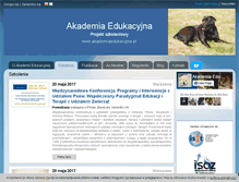 Tablet Screenshot of akademiaedukacyjna.pl